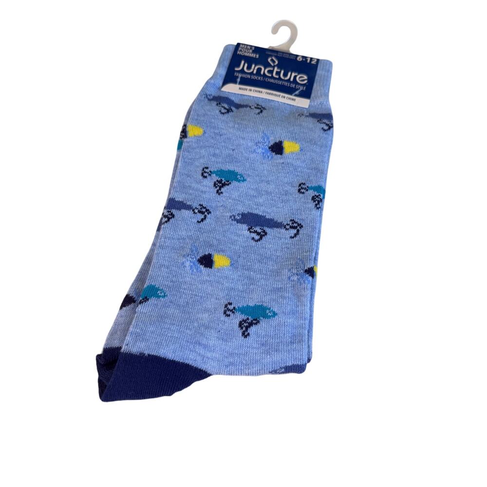 NWT Juncture Mens Fishing Socks Outdoor Adult Socks Mens Gift New Outdoor
